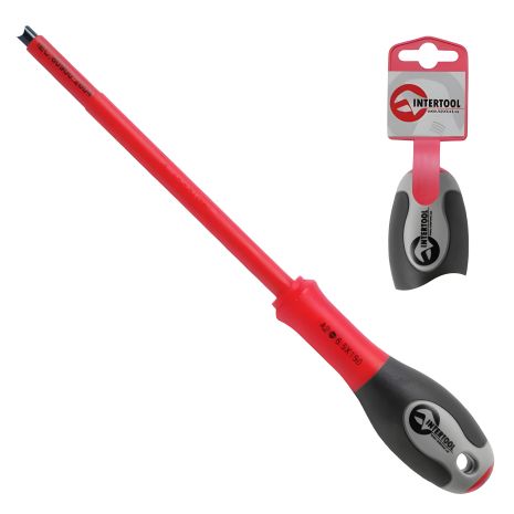 Ізольована хрестова викрутка PZ1, 80 мм 1000 В INTERTOOL VT-3221