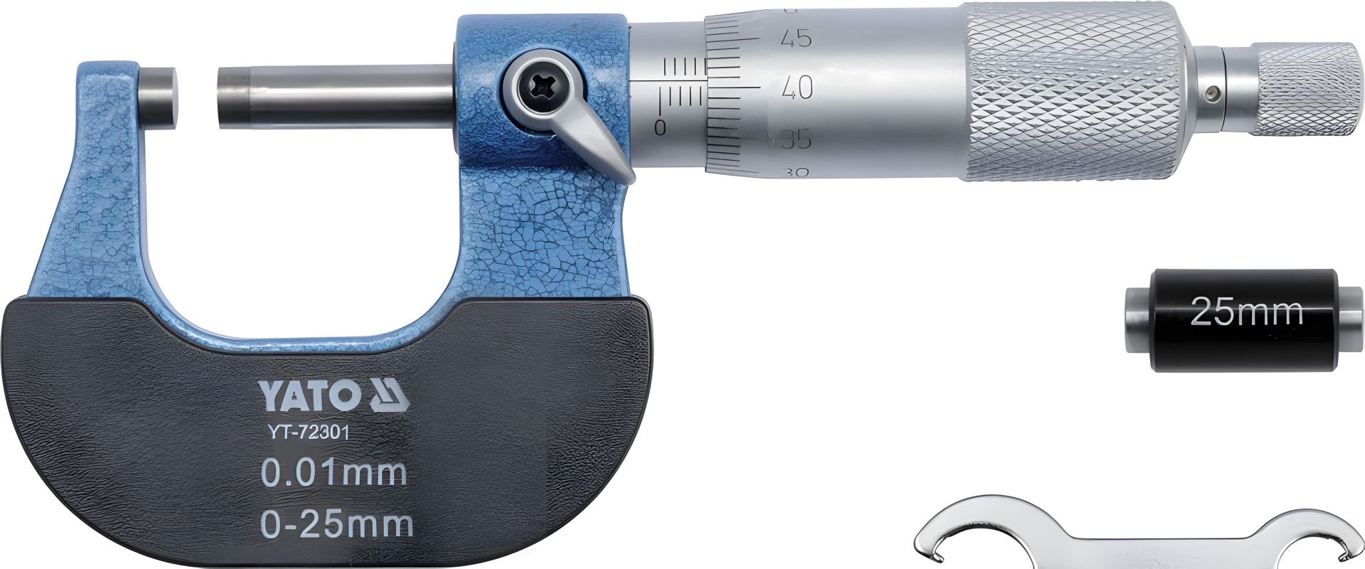 Прецизионный микрометр 25-50 мм Yato YT-72301 Прецизионный микрометр 25-50 мм Yato YT-72301