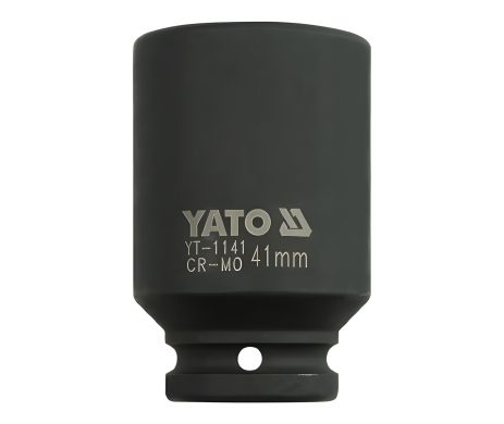 Ударная шестигранная торцевая головка 3/4" 41 мм, удлиненная Yato YT-1141
