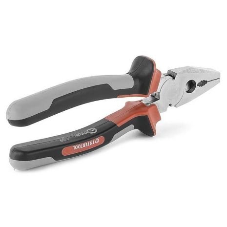 Плоскогубцы 200 мм CrV с изолированными рукоятками INTERTOOL NT-0213 Плоскогубцы 200 мм CrV с изолированными рукоятками INTERTOOL NT-0213