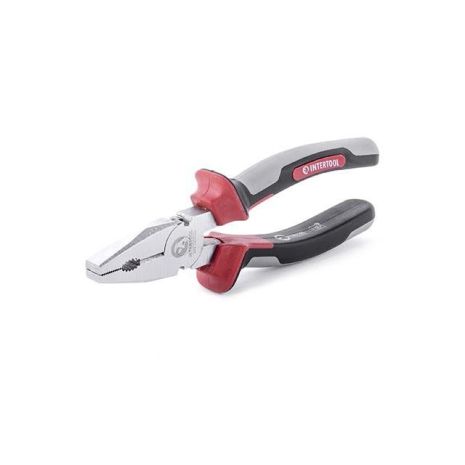 Плоскогубці 180мм CrV із ізольованими рукоятками INTERTOOL NT-0212 Плоскогубці 180мм CrV із ізольованими рукоятками INTERTOOL NT-0212