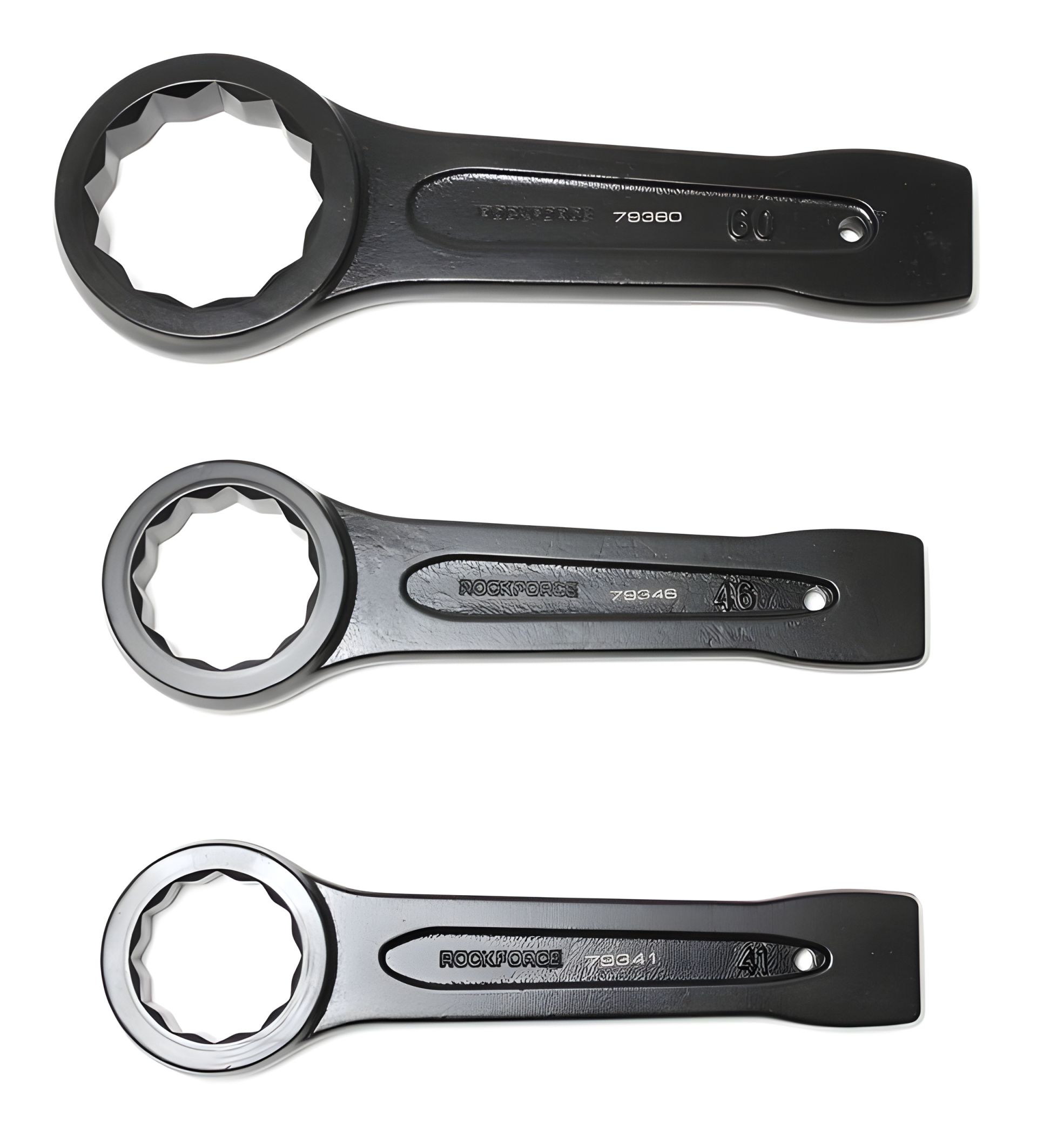 Ключ накидний односторонній ударний 100мм (L-400мм) ROCKFORCE RF-793100 Ключ накидний односторонній ударний 100мм (L-400мм) ROCKFORCE RF-793100