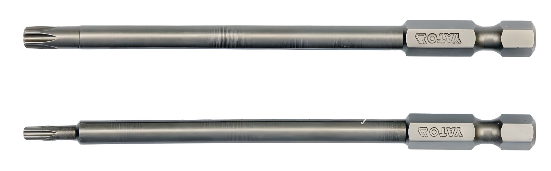 Набір викруткових насадок Torx Security 1/4" T10 та T25 100 мм 2 шт Yato YT-0490 Набір викруткових насадок Torx Security 1/4" T10 та T25 100 мм 2 шт Yato YT-0490