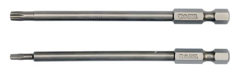 Набор отверточных насадок Torx Security 1/4" T10 и T25 100 мм 2 шт Yato YT-0490