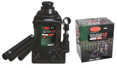 Домкрат пляшковий 12т низькопрофільний (висота підхвату - 190мм, висота підйому - 350мм, хід штока - 90мм) ROCKFORCE FORSAGE RF-T91207 Домкрат пляшковий 12т низькопрофільний (висота підхвату - 190мм, висота підйому - 350мм, хід штока - 90мм) ROCKFORCE FORSAGE RF-T91207