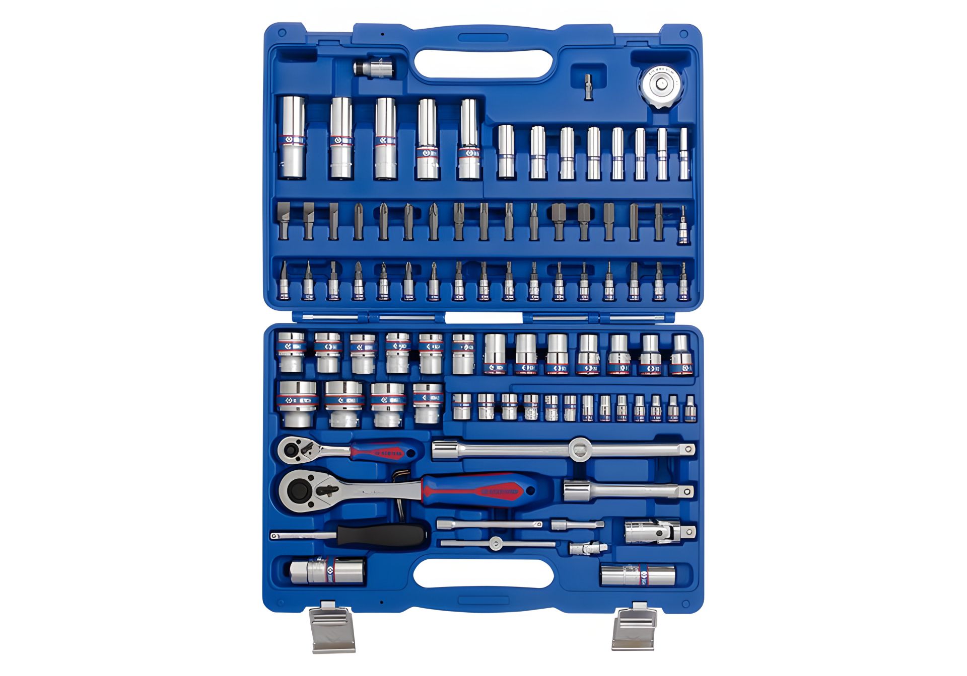 Универсальный набор инструментов 96 ед. 1/4"+1/2" KING TONY SC7596MR Универсальный набор инструментов 96 ед. 1/4"+1/2" KING TONY SC7596MR