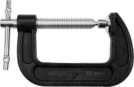 Столярська струбцина С-тип 75 мм Yato YT-64252