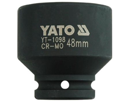 Головка ударна шестигранна для гайковерта 3/4'' 48мм Yato YT-1098 Головка ударна шестигранна для гайковерта 3/4'' 48мм Yato YT-1098