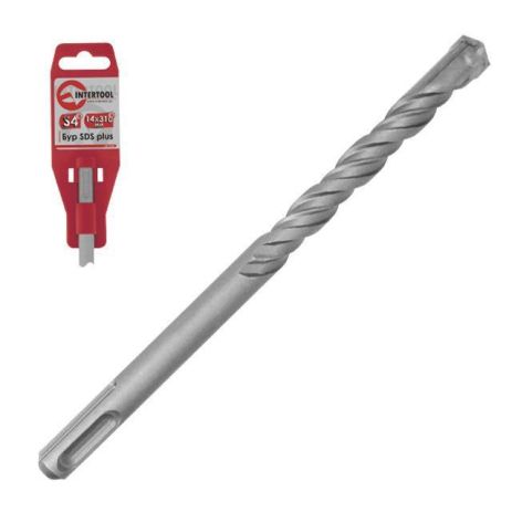 Бур SDS PLUS S4 QUADRO 6x310мм INTERTOOL SDQ-0631 Бур SDS PLUS S4 QUADRO 6x310мм INTERTOOL SDQ-0631
