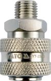 Быстродейств. муфта с нар. резьбой 1/4" Yato YT-2390