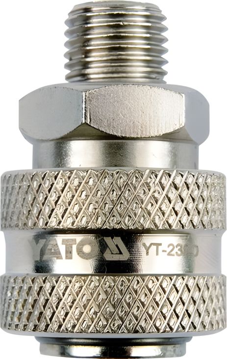 Быстродейств. муфта с нар. резьбой 1/4" Yato YT-2390