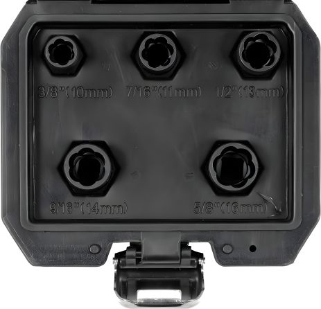 Комплект головок для удаления сломанных винтов Yato YT-06038 Комплект головок для удаления сломанных винтов Yato YT-06038