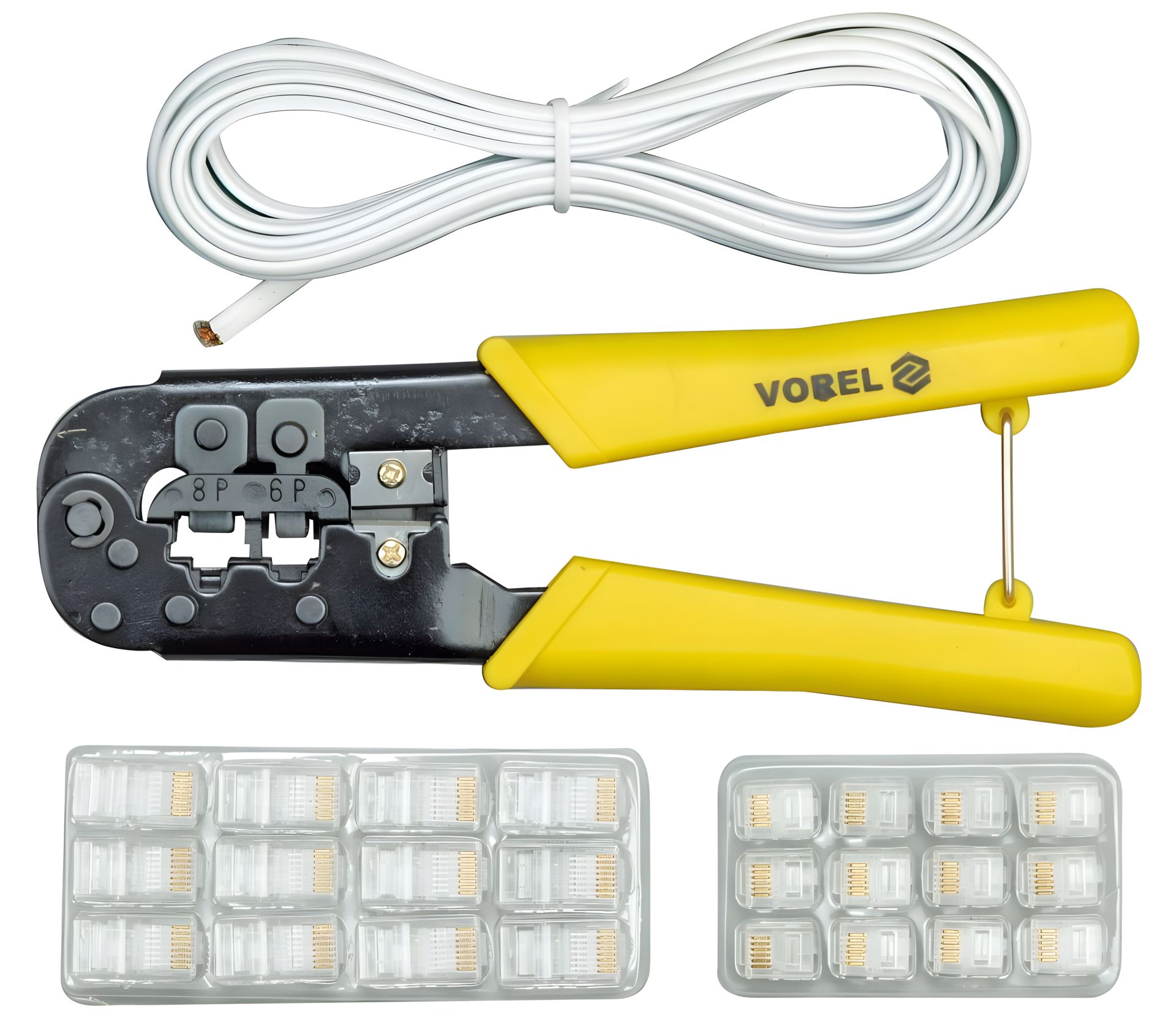 Пасатижі для телефонних кабелів Vorel 45503 Пасатижі для телефонних кабелів Vorel 45503