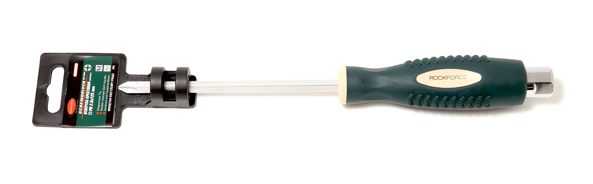 Силова магнітна хрестова викрутка під ключ "Profi" S2 PH1.0х75мм, ROCKFORCE FORSAGE RF-7021075 Силова магнітна хрестова викрутка під ключ "Profi" S2 PH1.0х75мм, ROCKFORCE FORSAGE RF-7021075