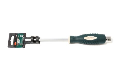 Викрутка хрестова магнітна під ключ S2 PH2.0х125мм, на пластиковому тримачі ROCKFORCE FORSAGE RF-70220125