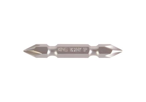 Біта філіпс двостороння 1/4" №1 50 мм KING TONY 155001P