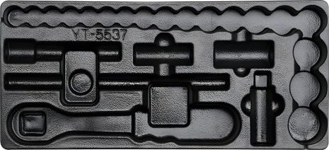 Пустой вкладыш в инструментальный шкаф для торцевых насадок, Yato YT-55371