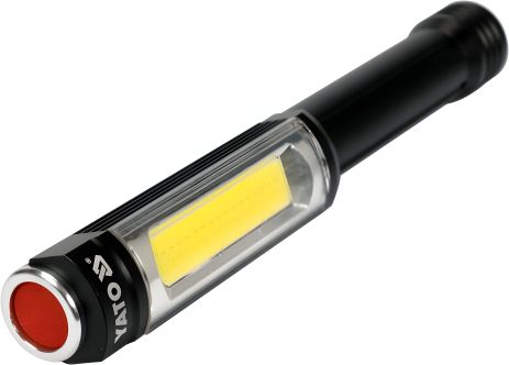 Фонарь светодиодный смотровой; питание от батареек 3х АА, 400/170 Lm, 3 режима Yato YT-08522