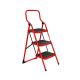 Сталева драбина, 3 сходини, 380×260 мм, висота: 1145 мм, INTERTOOL LT-0033