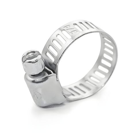 Хомут сталевий оцинкований, 8 мм, Ø - 13-23 мм INTERTOOL TC-0013