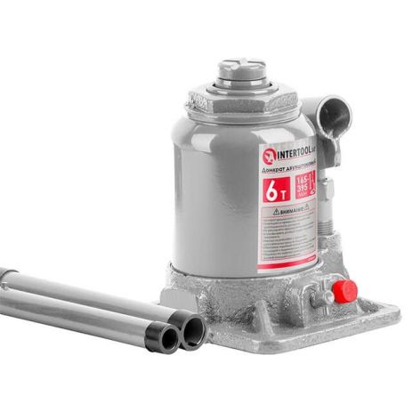 Джек "стовпчик" 2 стрижня 6 тонн, 165-395 мм Intertool GT0033