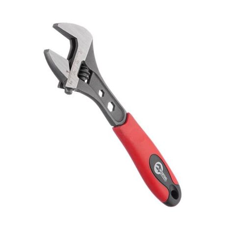 Ключ разводной 200 мм, двухкомпонентная рукоятка INTERTOOL HT-0196 Ключ разводной 200 мм, двухкомпонентная рукоятка INTERTOOL HT-0196