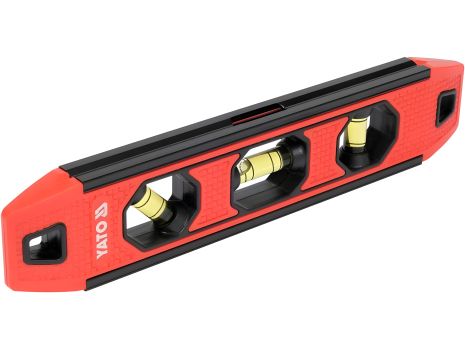 TORPEDO уровень, алюминиевый корпус, 3 капсулы, магнит, 230 мм, Yato YT-30330 TORPEDO уровень, алюминиевый корпус, 3 капсулы, магнит, 230 мм, Yato YT-30330