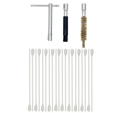 Стрижні для очищення сопл форсунок 2 щітки, 20 ват, Ø= 10/20мм, Yato YT-17622