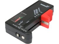 Аналоговый тестер батареек STHOR; все типы 1,5 В и 9 В Yato 81700