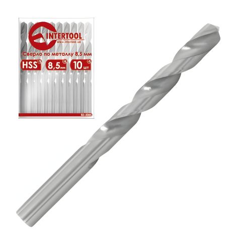 Свердло по металу 4,9 мм HSS INTERTOOL SD-5049