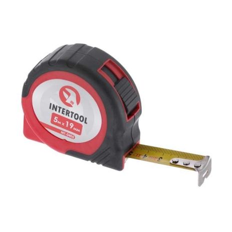 Рулетка с фиксатором 5 м INTERTOOL MT-0405