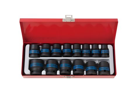 Набір ударних головок 1/2" 14 штук (10-27 мм) KING TONY 4414MP
