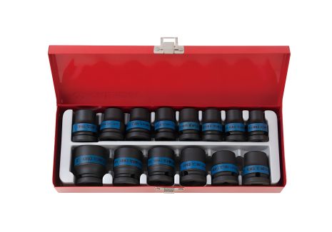 Набір ударних головок 1/2" 14 штук (10-27 мм) KING TONY 4414MP