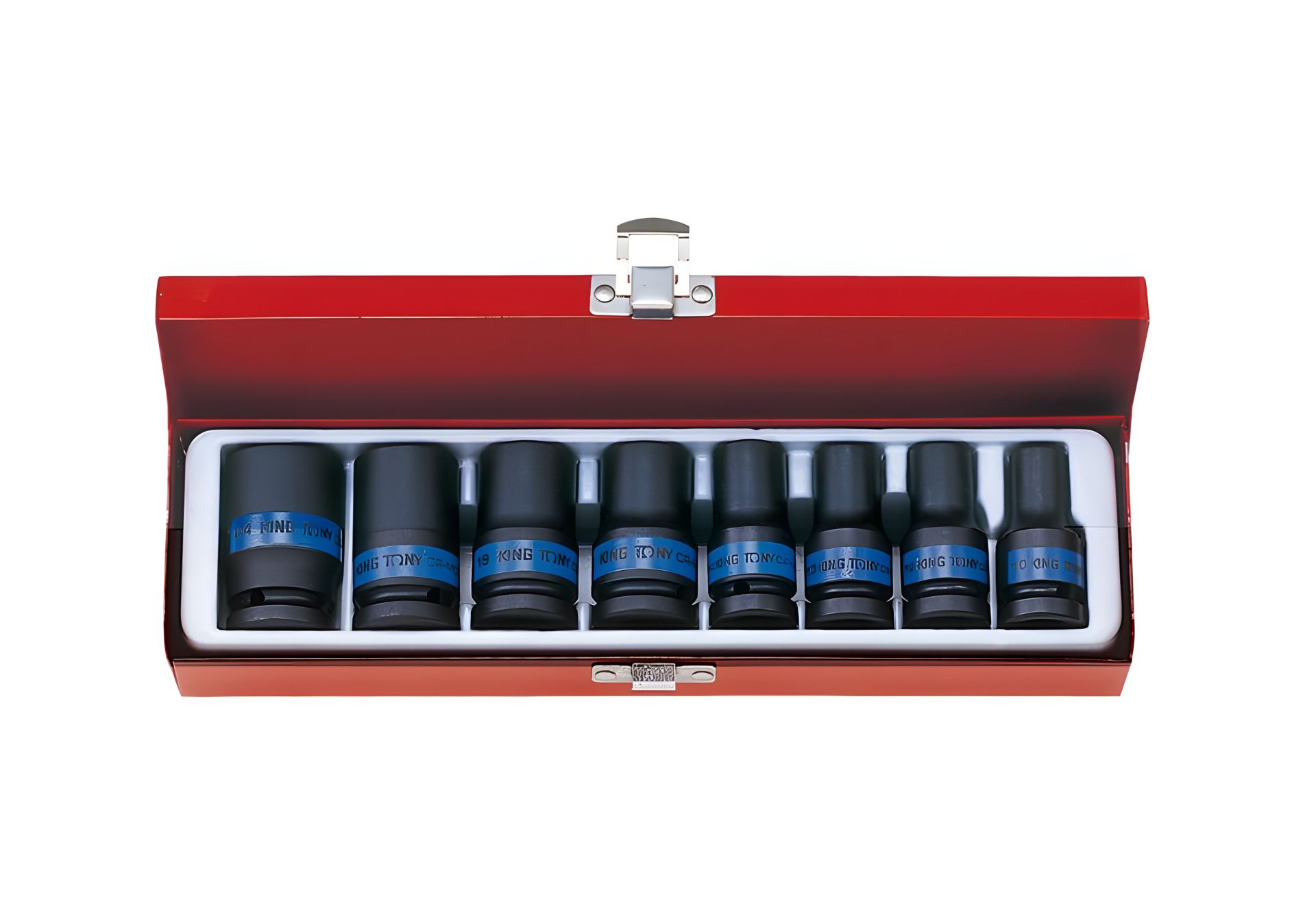 Набір тонкостінних ударних головок 1/2" 8 од. 10-24 мм, KING TONY 4413MP Набір тонкостінних ударних головок 1/2" 8 од. 10-24 мм, KING TONY 4413MP