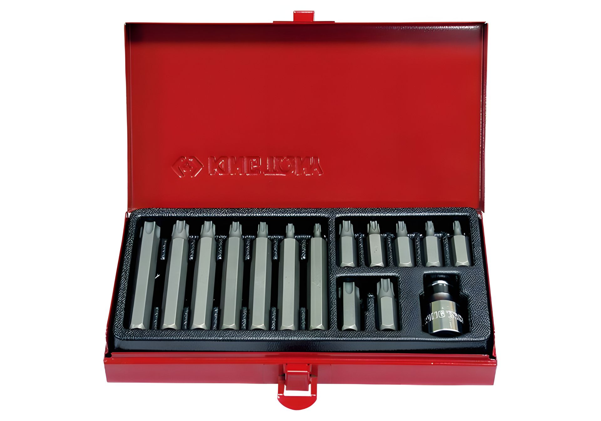 Набір біт King Tony 15 од. хвостовик 10 мм (Torx) (1015PQ) Набір біт King Tony 15 од. хвостовик 10 мм (Torx) (1015PQ)