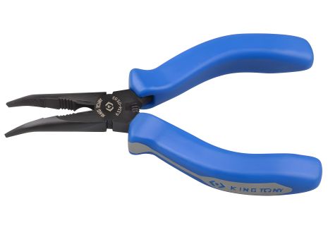 Тонкі пасатижі з загнутими носами 125 мм KING TONY 6334-05