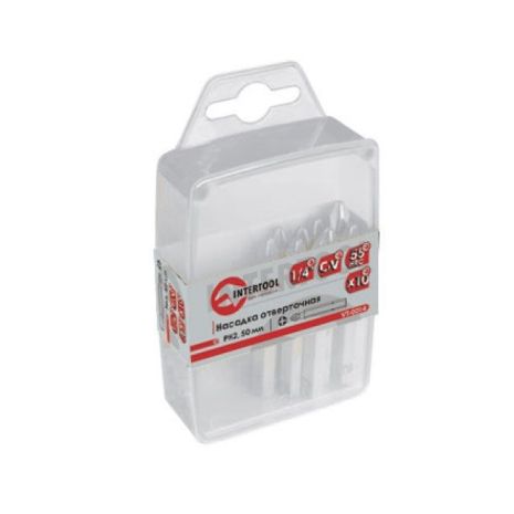 Комплект отверточных насадок PZ2 1/4"x 50 мм - 10 шт. INTERTOOL VT-0024 Комплект отверточных насадок PZ2 1/4"x 50 мм - 10 шт. INTERTOOL VT-0024