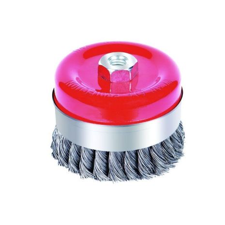 Щітка сталева чашоподібна посилена (для УШМ, Ø22.2 мм) Ø100 мм Sigma 9027101 Щітка сталева чашоподібна посилена (для УШМ, Ø22.2 мм) Ø100 мм Sigma 9027101