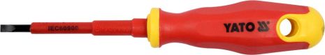 Отвёртка диэлектрическая шлицевая 4х75 мм Yato YT-2816 Отвёртка диэлектрическая шлицевая 4х75 мм Yato YT-2816