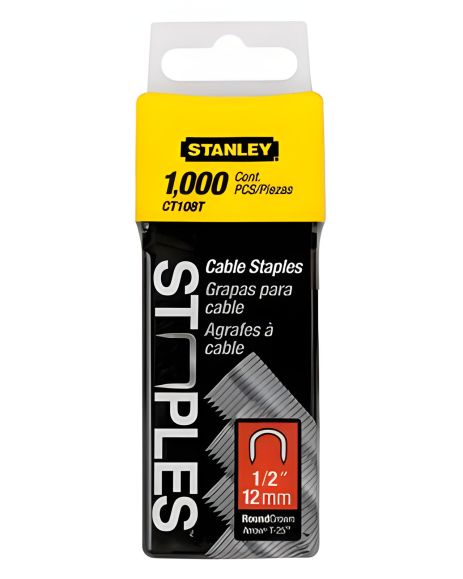 STANLEY 1-CT108T скобы для степлера "CABLE" 12 мм, 1000 шт.