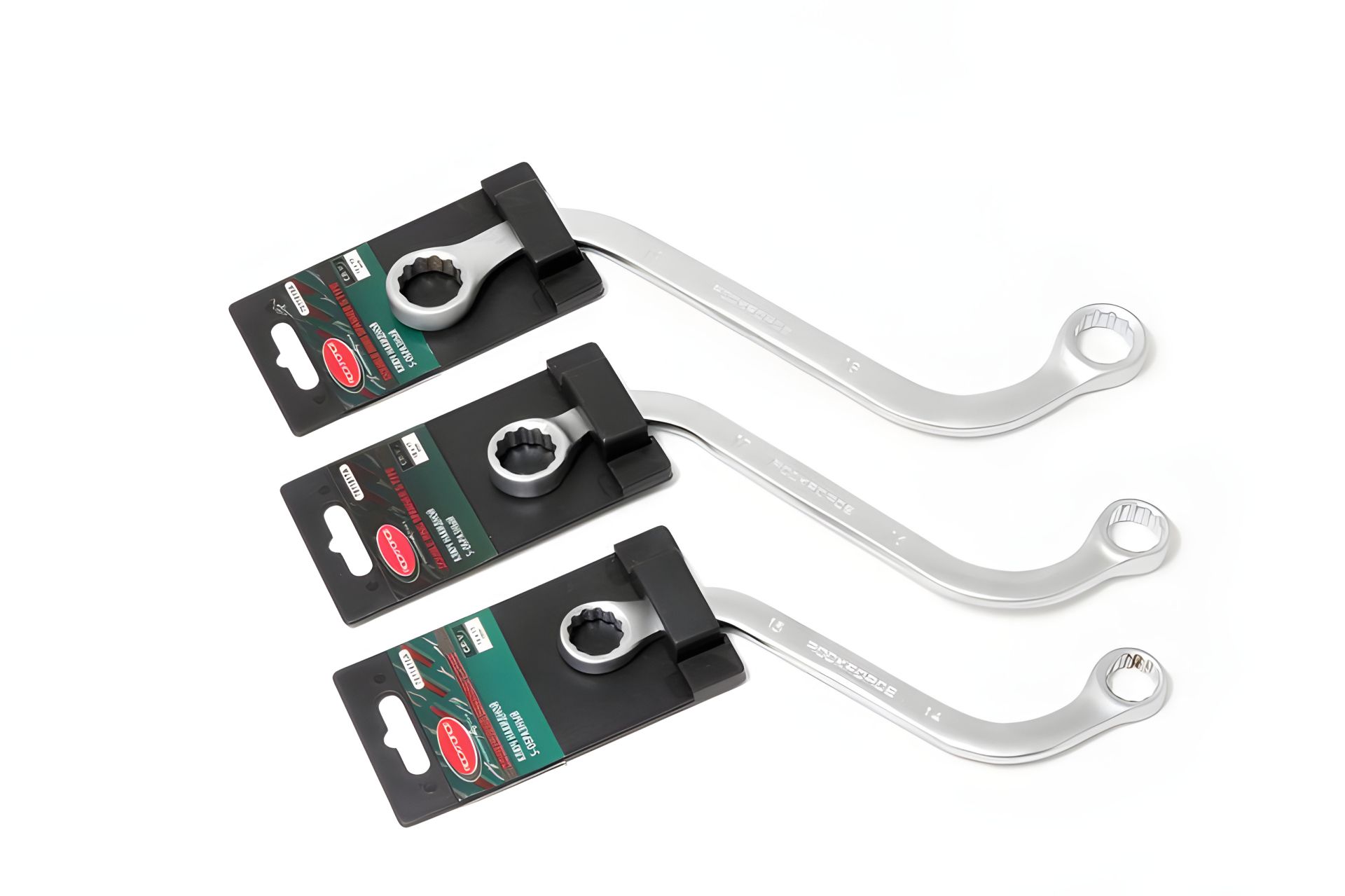 Ключ накидной S-образный 10х11мм, на пластиковом держателе ROCKFORCE RF-7611011A Ключ накидной S-образный 10х11мм, на пластиковом держателе ROCKFORCE RF-7611011A