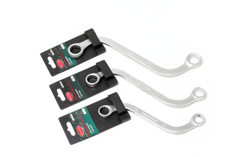 Накидной S-образный ключ 12х13мм на пластиковом держателе ROCKFORCE RF-7611213A