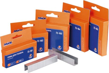 Скобы (каленые) для степлера 10*11.3 мм MIOL 72-163 Скобы (каленые) для степлера 10*11.3 мм MIOL 72-163