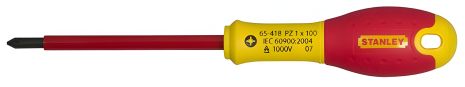 Электрика отвертка 75 мм "FatMax VDE 1000V" STANLEY 0-65-417