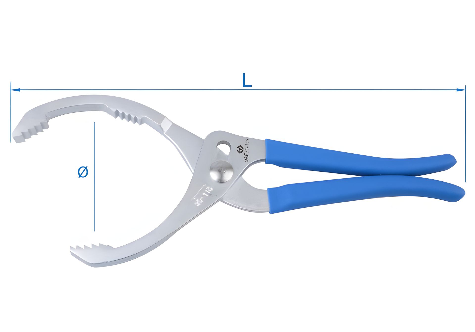 Регулируемый съемник масляных фильтров 85-115 мм KING TONY 9AE71-115 Регулируемый съемник масляных фильтров 85-115 мм KING TONY 9AE71-115