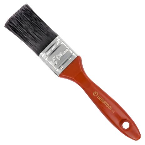 Флейцевая кисть "Лакра", 38*14*57 мм, пластиковая ручка INTERTOOL KT-1436