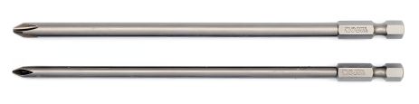 Philips отверточные насадки набор 1/4" PH1х150 мм, PH2х150 мм 2 шт Yato YT-0489 Philips отверточные насадки набор 1/4" PH1х150 мм, PH2х150 мм 2 шт Yato YT-0489