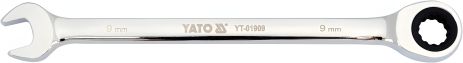 Комбінований ключ з тріскачкою 9мм Yato YT-01909