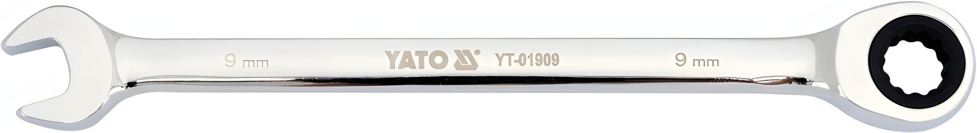 Комбинированный ключ с трещоткой 9 мм Yato YT-01909 Комбинированный ключ с трещоткой 9 мм Yato YT-01909