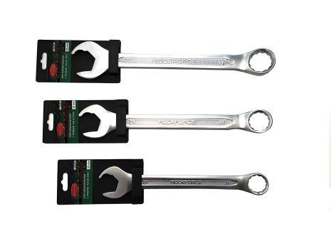 Ключ комбінований з профілем "Ratchet drive" 10мм, на пластиковому утримувачі ROCKFORCE WMC TOOLS RF-75510RD